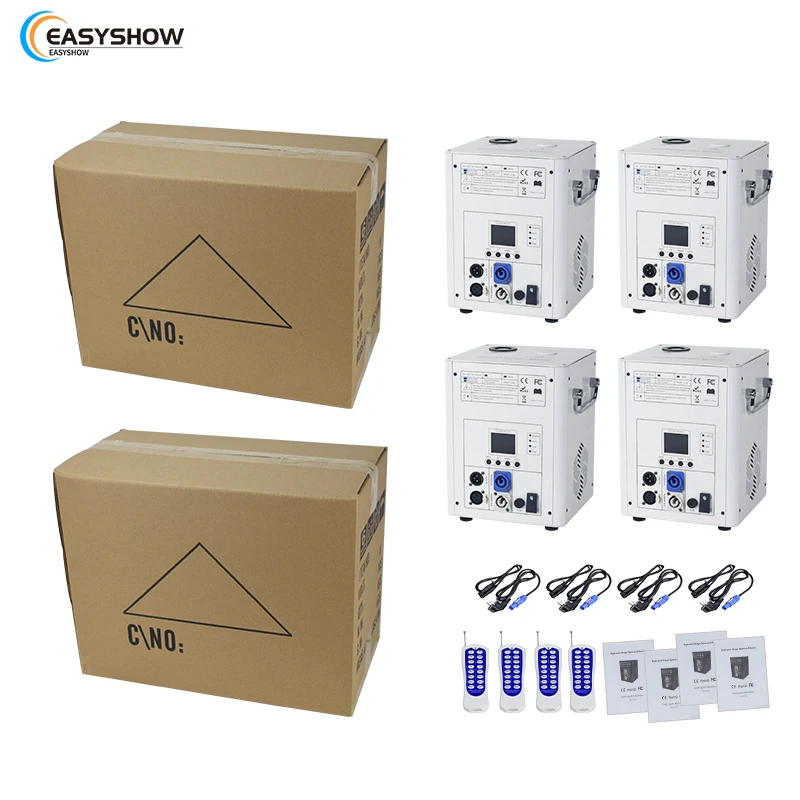 

4PCS Aluminum Stage Fountain DMX Remote Control Fire Work Cold Spark Machine for Wedding Party Club