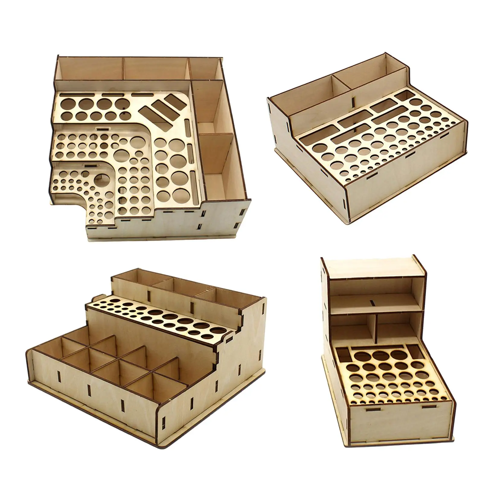 حامل أدوات دهانات زجاجات الحبر الصباغ منظم الطلاء للطلاء المصغر