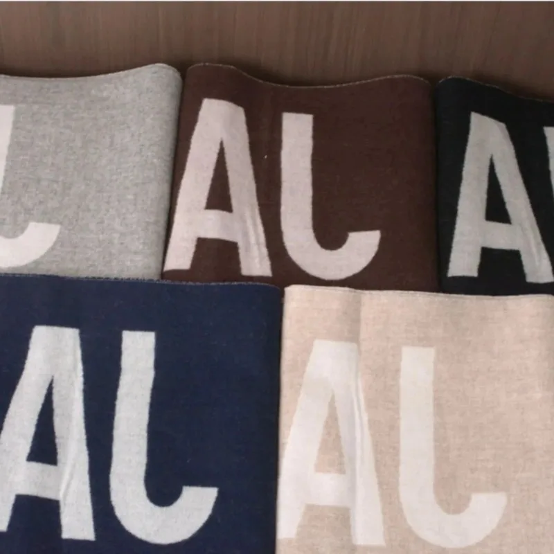 

Écharpe douce en laine de haute qualité pour femmes, épaisse et chaude, à la mode, Y2K, cachemire d'hiver