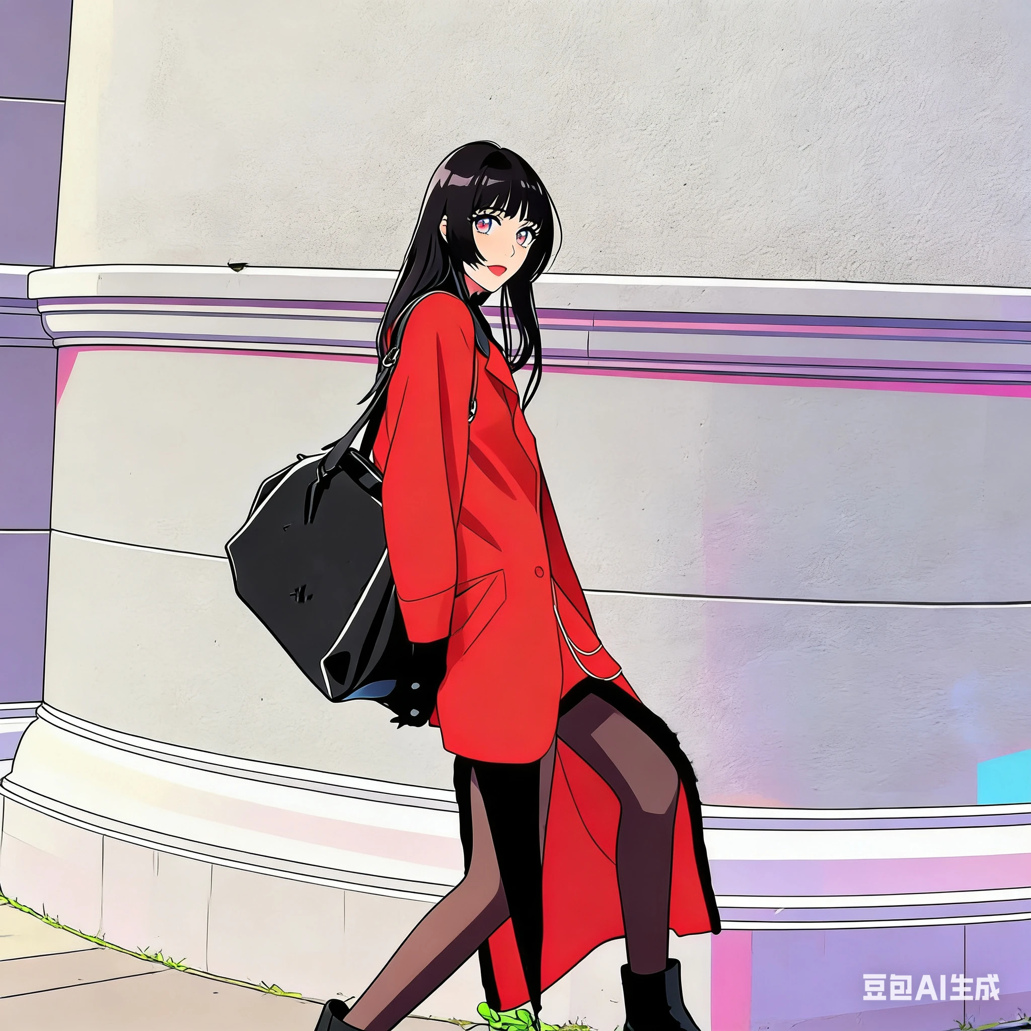 

NANA Large Saturn High Capacity Leather Tote for Travel Single Shoulder Handheld Black Queen of the West Same Style