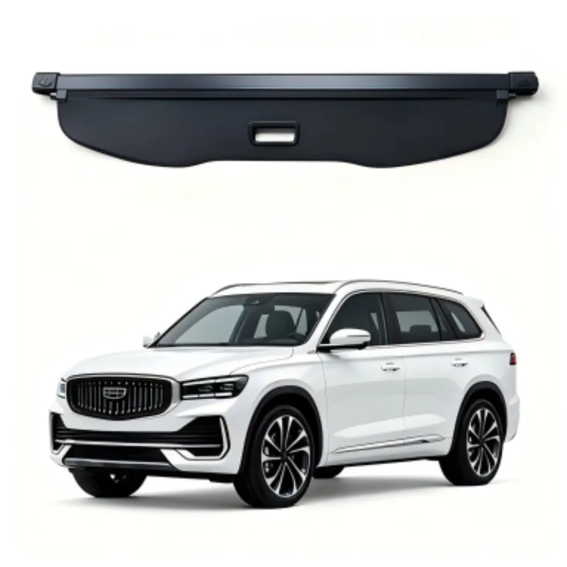 

Cargo Cover Trunk Privacy Shade Rear Security Partition Anti-Theft Shield Organizer for Geely Boyue L / Atlas 2022-2025