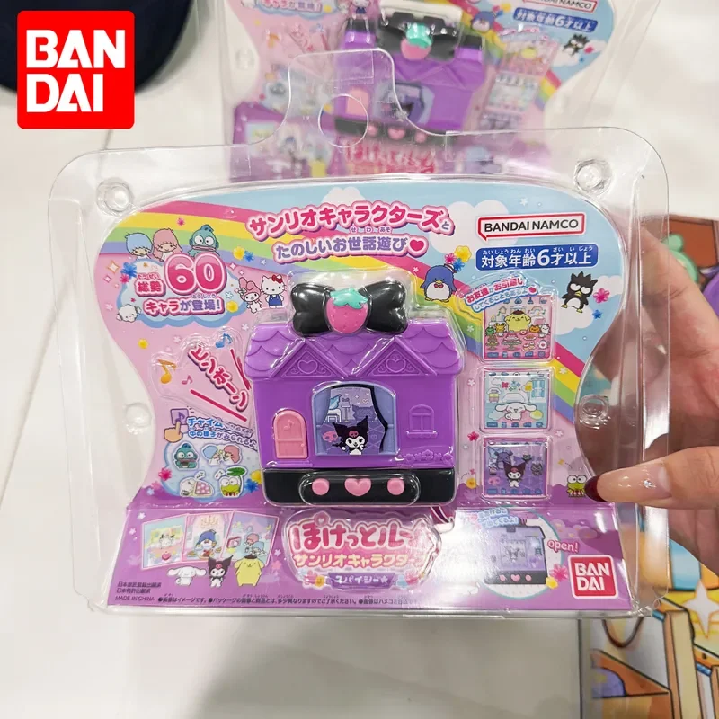 

Горячая оригинальная Bandai Sanrio Hello Kitty & Kuromi Tamagotchi интерактивная машина для домашних животных Kawaii аниме Коллекционная игрушка на день рождения