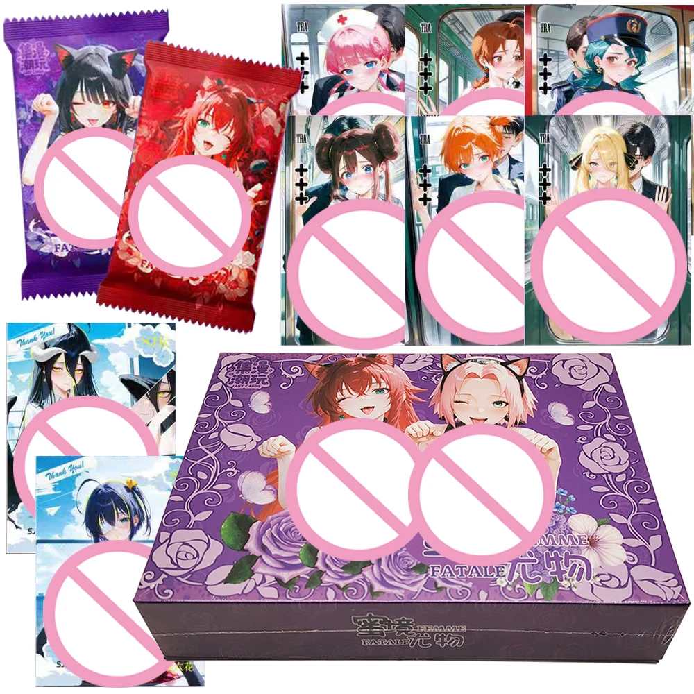 

Femme Fatale Collection Card Mature Tempting Anime Games Beautiful Girl High Quality Character Card Boy Christmas Treasure Gift