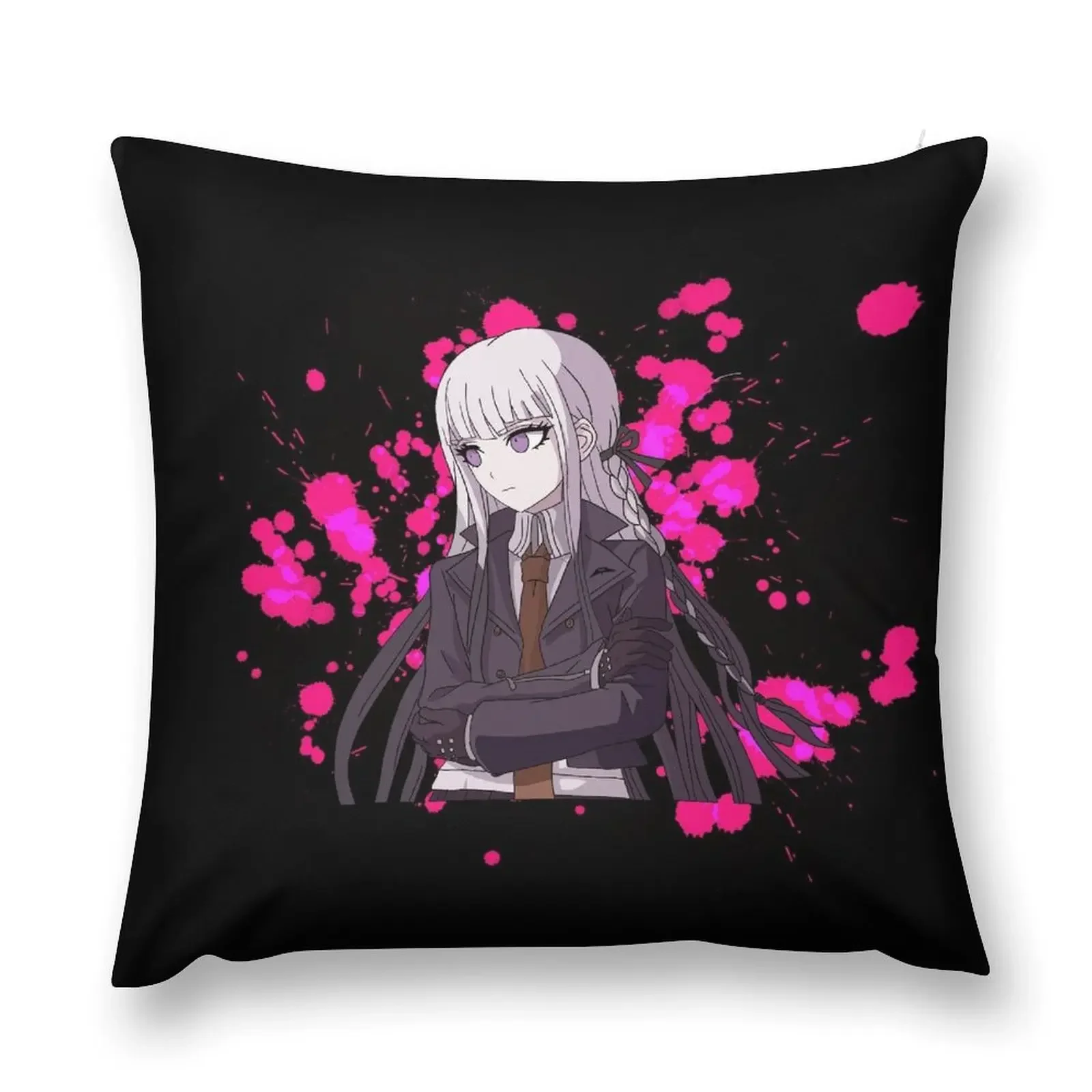 

Danganronpa Kyoko kirigiri blood anime Throw Pillow Cushions Home Decor Christmas Cushion For Home pillow