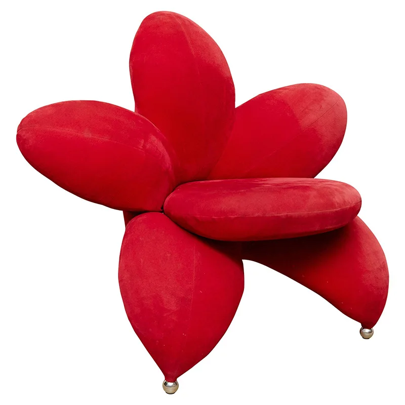 Creative Nordic sex special-shaped living room morning glory lily flower petal chair