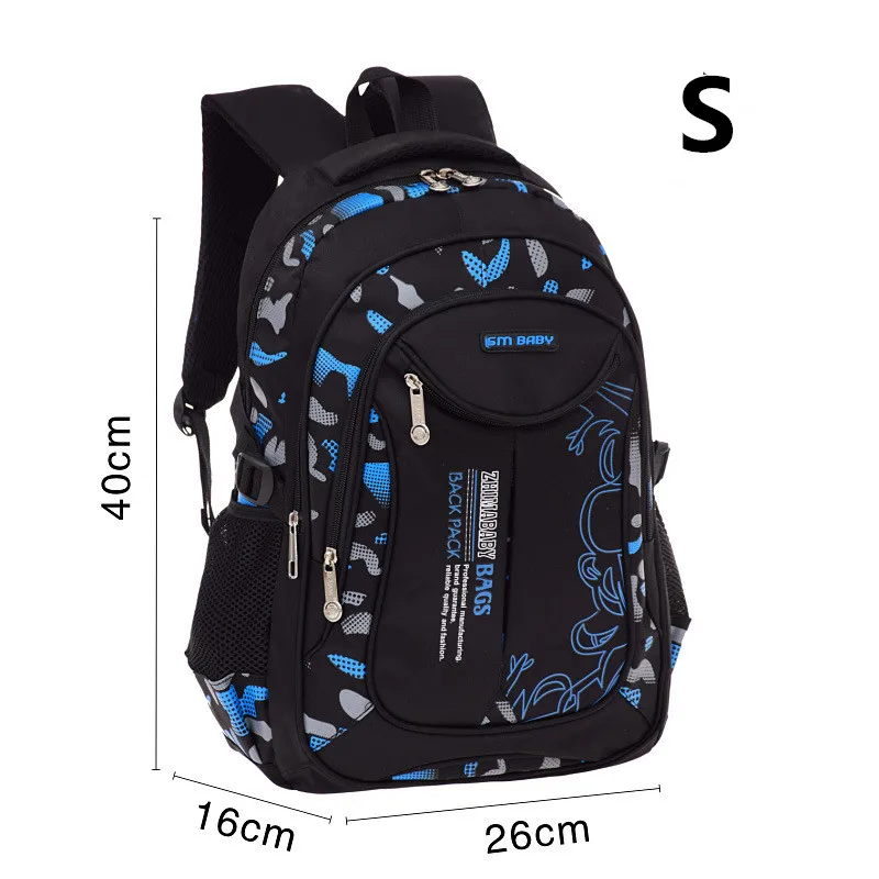 2 Size Children School Bags Kids Backpack In Primary Schoolbag For Teenager Boys Waterproof Backpacks Book Bag Mochila