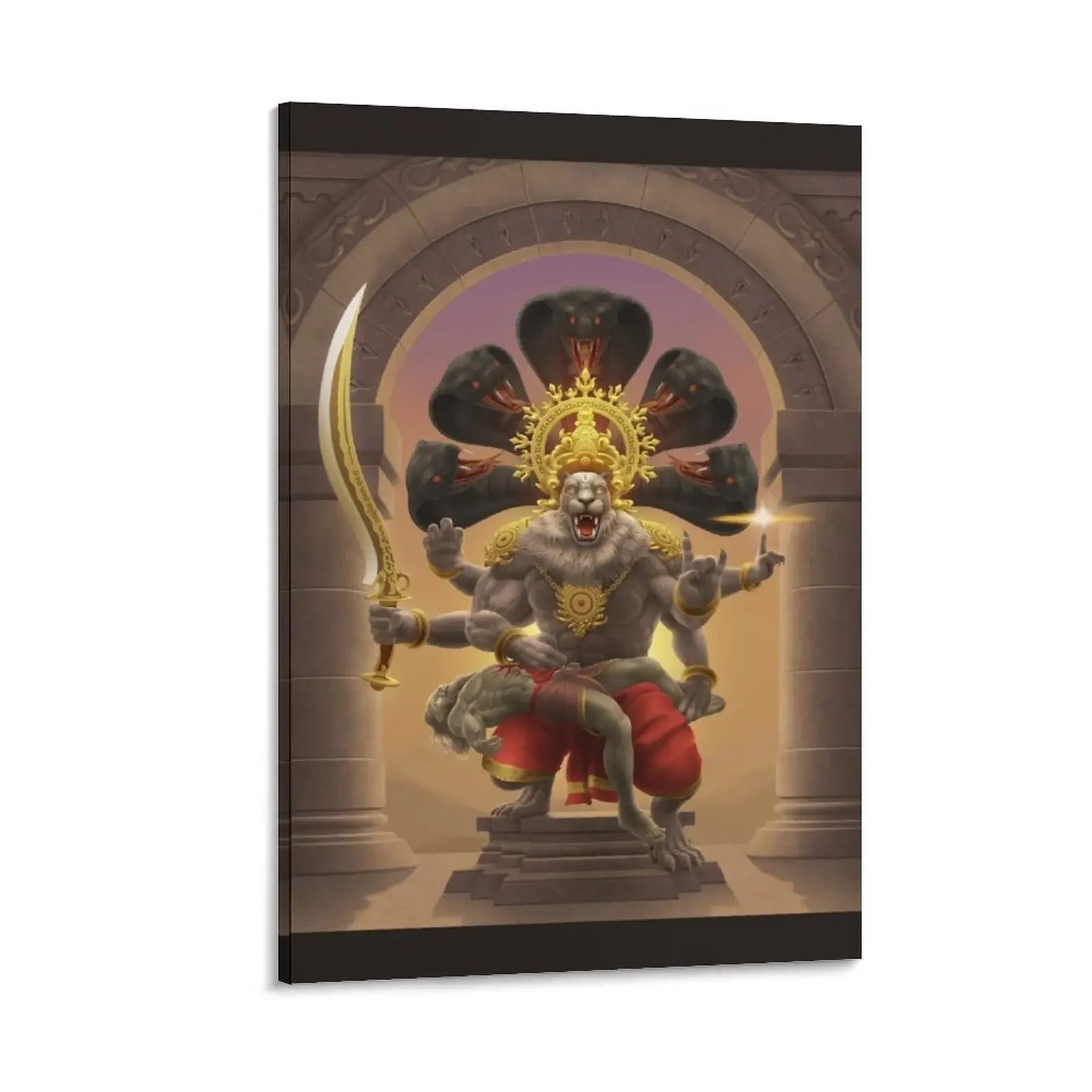 

Narasingha Canvas Painting luxury home decor decorations for the room