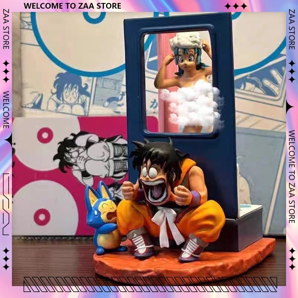 9cm Dragon Ball Figure Z Figures Puar Yamcha Anime Figure Bulma Pvc Statue Room Decoration Doll Figurine Models Toys for Kids