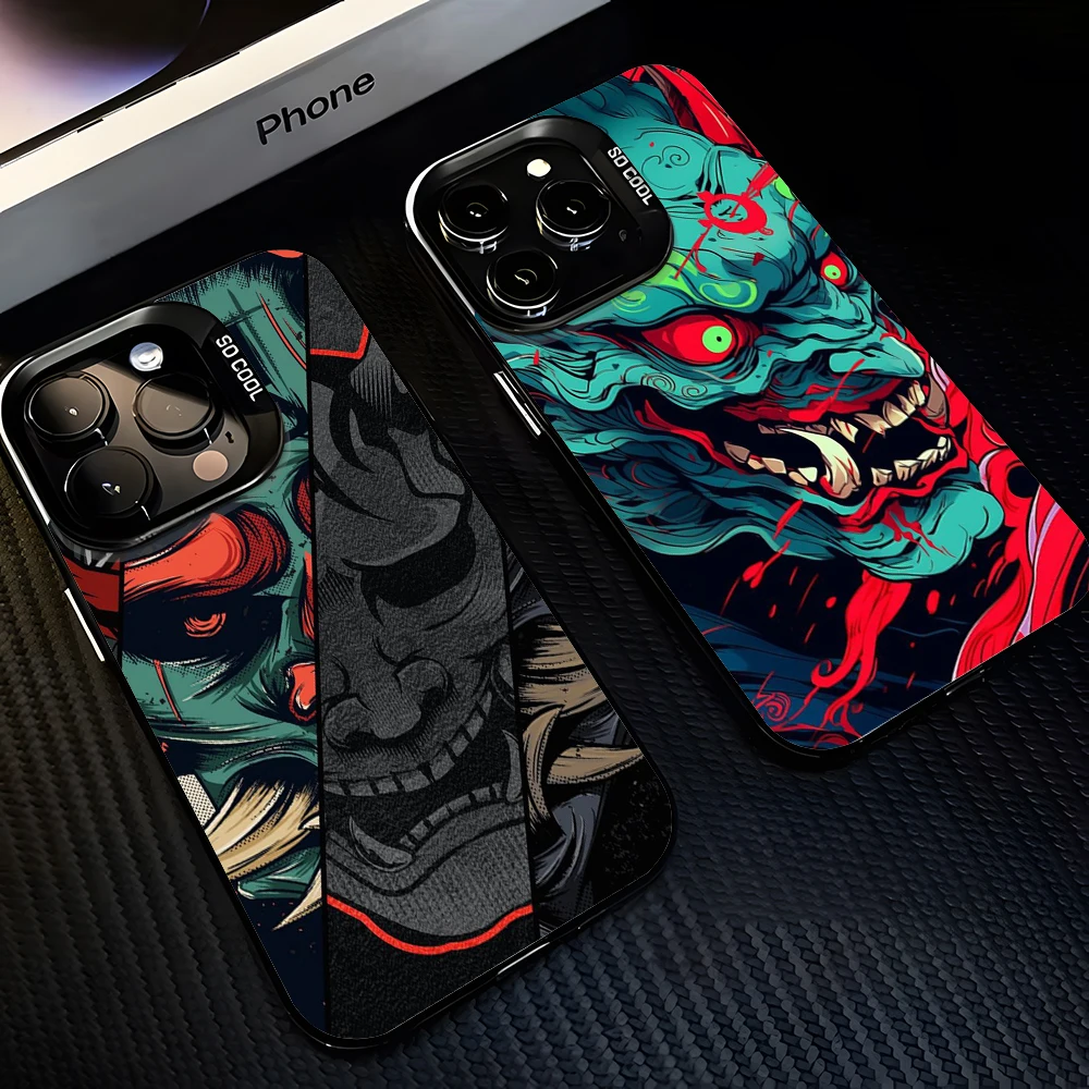 Japan Ghost Face Samurai Phone Case for Infinix Hot Note Zero 50 40 30 30i 20 20s 12 12i 11 Smart 9 8 7 6 5 Pro 4G 5G Back Cover