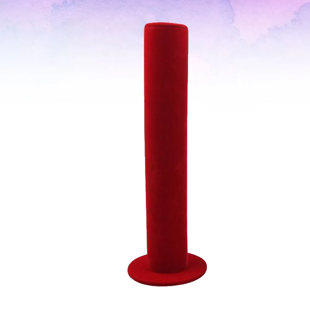 

Jewelry Display Stand Red Premium Microfiber Bracelet Holder For Watch Bangle Storage Rack Jewelry Organizer Showcase