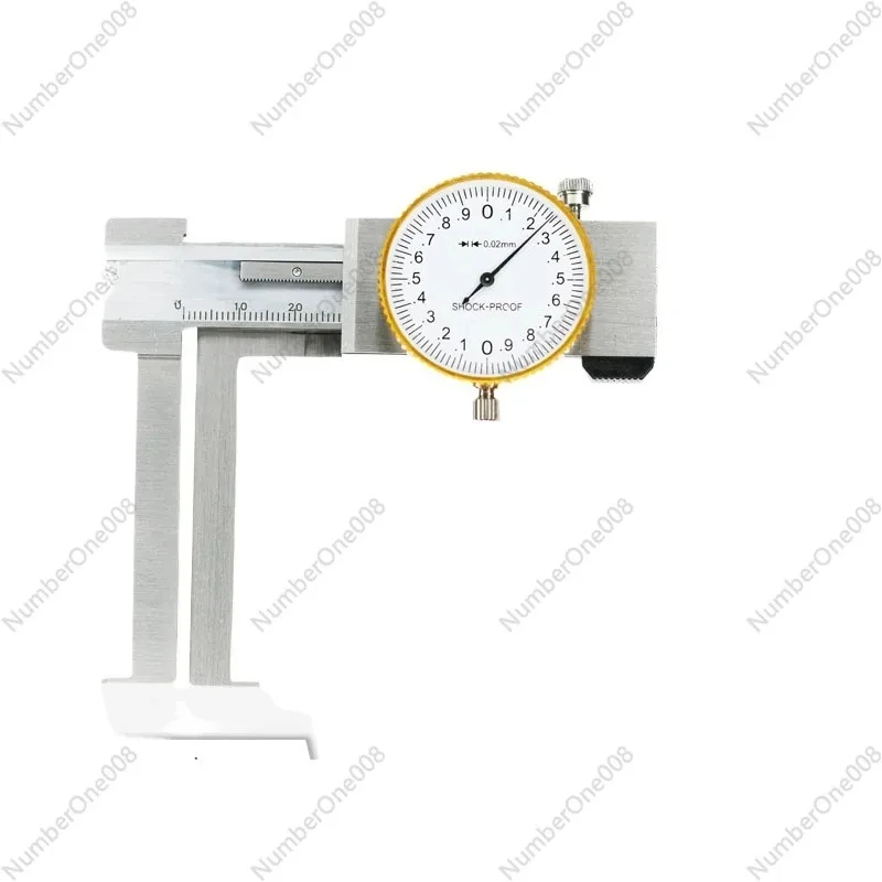 German Standard Digital Display Internal Groove Vernier Caliper with Gauge Cutter Head Internal Groove Caliper High Precision