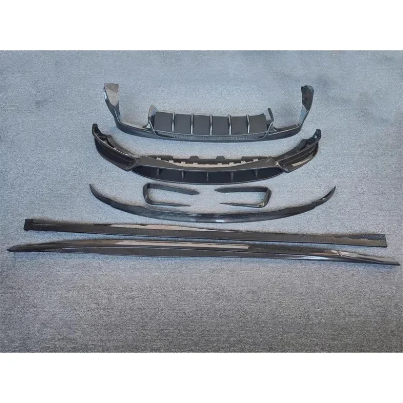 Carbon Fiber Car Body Kit For Maserati Levante 2016-2022 Modified Front Lip Rear Lip Side Skirt Tail Wing Air Knife