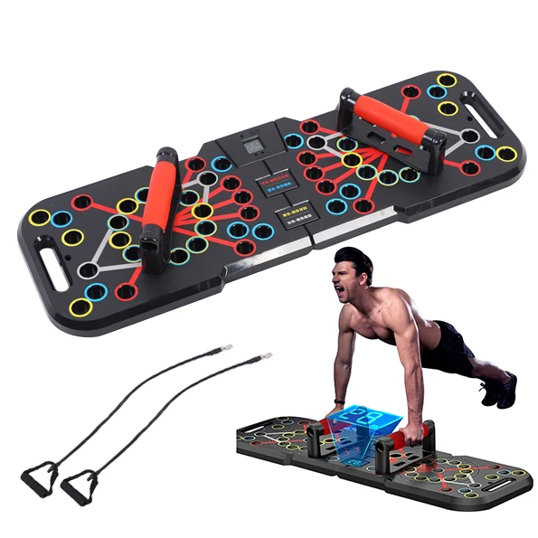 

Professional Push-up Strength Training Equipment Smart Counting Multi-Function Foldable Push up Bar Handle for Floor