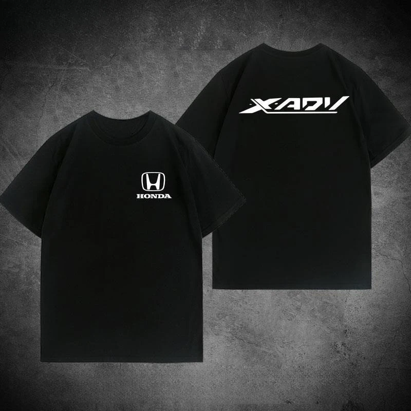 

Мужские и женские футболки Honda Car, рабочая одежда, летняя одежда для гонок на мотоциклах, тренд для отдыха по бездорожью, с короткими рукавами