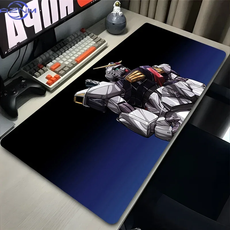 Starry Outer Space Anime Sci-fi Mecha Equipped With Heavy Cannon Mouse Pad, Rubber Non Slip Backing, Smooth Surface Gaming Desk