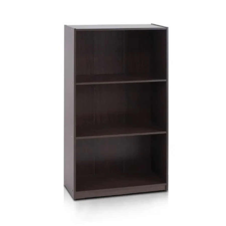 

Современная книжная полка BASIC с открытыми полками, 9,3 x 21,8 x 39,5 дюймов, для гостиной, спальни, домашнего офиса