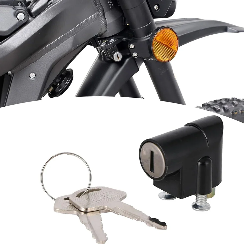 

Аксессуары для мотоциклов, замок для шлема, портативный противоугонный ключ для электрического велосипеда Surron Sur Ron Light bee X S