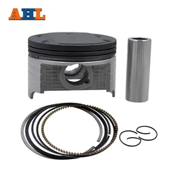 AHL Bore Size STD ~+150 73mm ~74.5mm Motorcycle Parts Piston Set Rings Clip Kit For Suzuki AN250 1998-2006 DR250 1990-1995