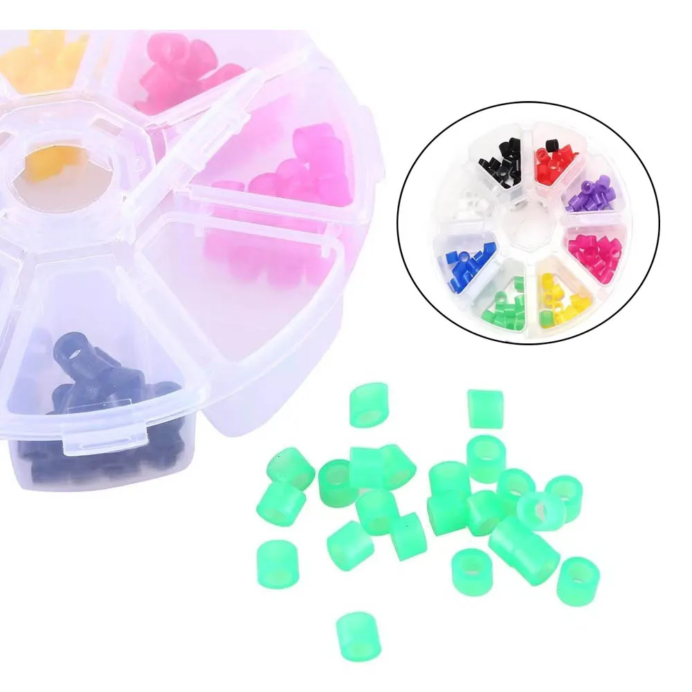 

160 Pcs Colorful Dental Code Rings Silicone Recognition Markers for Hand Instruments Distinguish Identification Tool