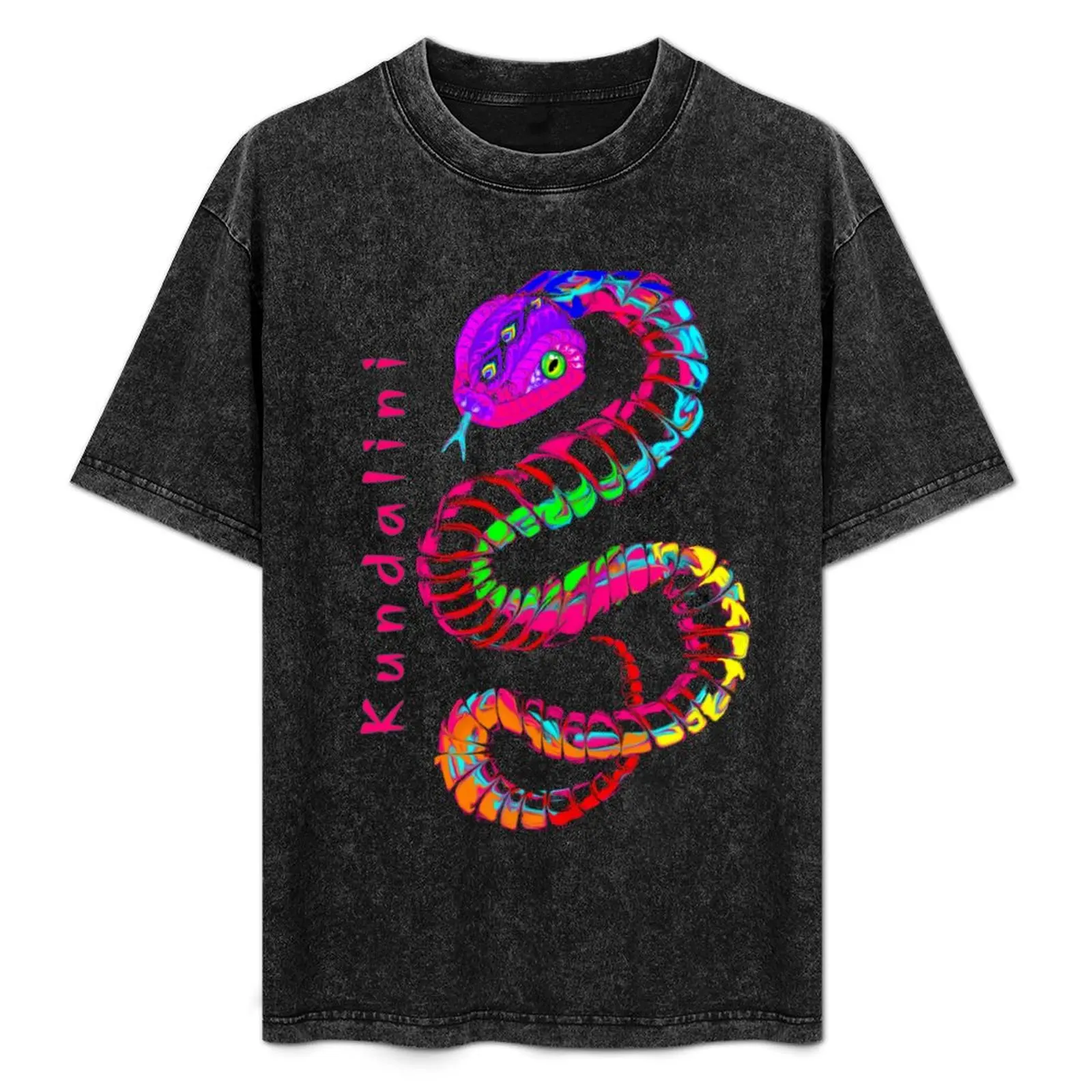 

Snake kundalini Colour Abstract T-Shirt fashion shirts blanks summer tops luxury clothes men