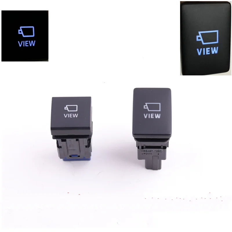 Interruptor de cámara de coche, botón de cámara, interruptor de cámara de 360 grados para Toyota Camry 2018 y Avalon Rav4 2019 2020