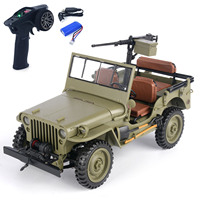Gift HG 1/14 4x4 Electric Military Truck HG4 58 Convertible Off Road Combat Vehicle Radio Car 2Speed Light Sound Motor Toy Model