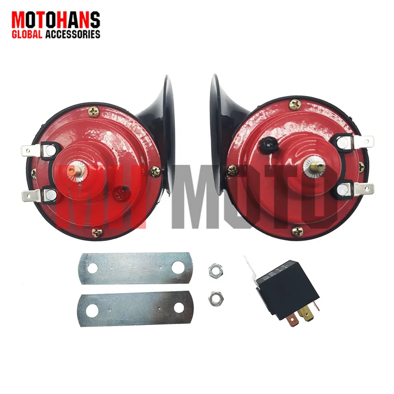12V 510HZ SUPER LOUD TRAIN HORNS 60DB AUTOMOTIVE LOUDSPEAKER UNIVERSAL CAR MOTORCYCLE TRUCK BOAT ELECTRIC SOUND SIGNAL
