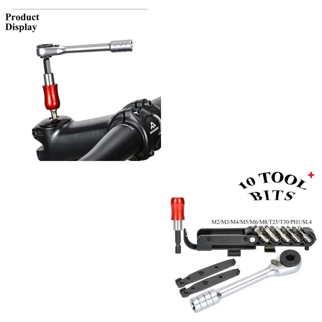 

Y1UC Light weight Maintenances Ratchets Wrenches Set Portables Bike Repair Tool