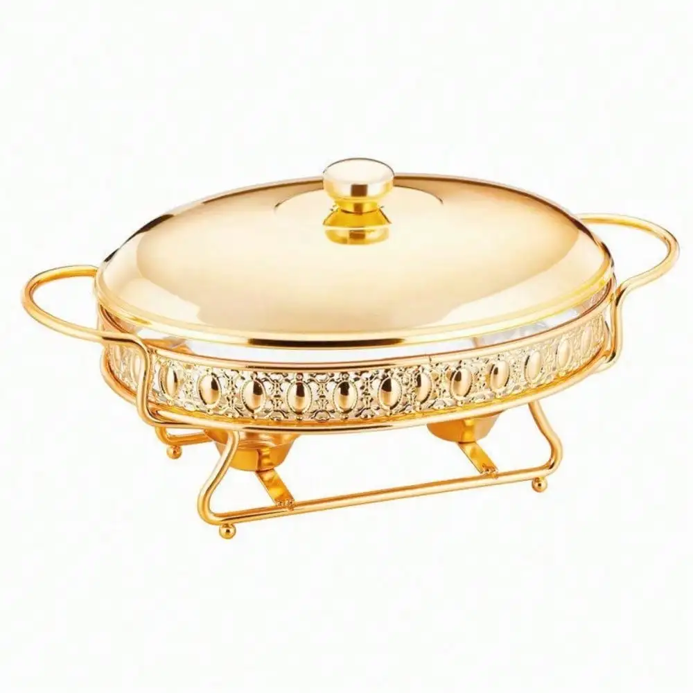 Gold Oval Table Sta…