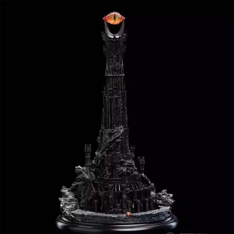 The Lord Of The Rings Figure Barad Dur The Dark Tower Sauron Anime Figures Statue Model Collection Desk Decor Toy Birthday Gifts