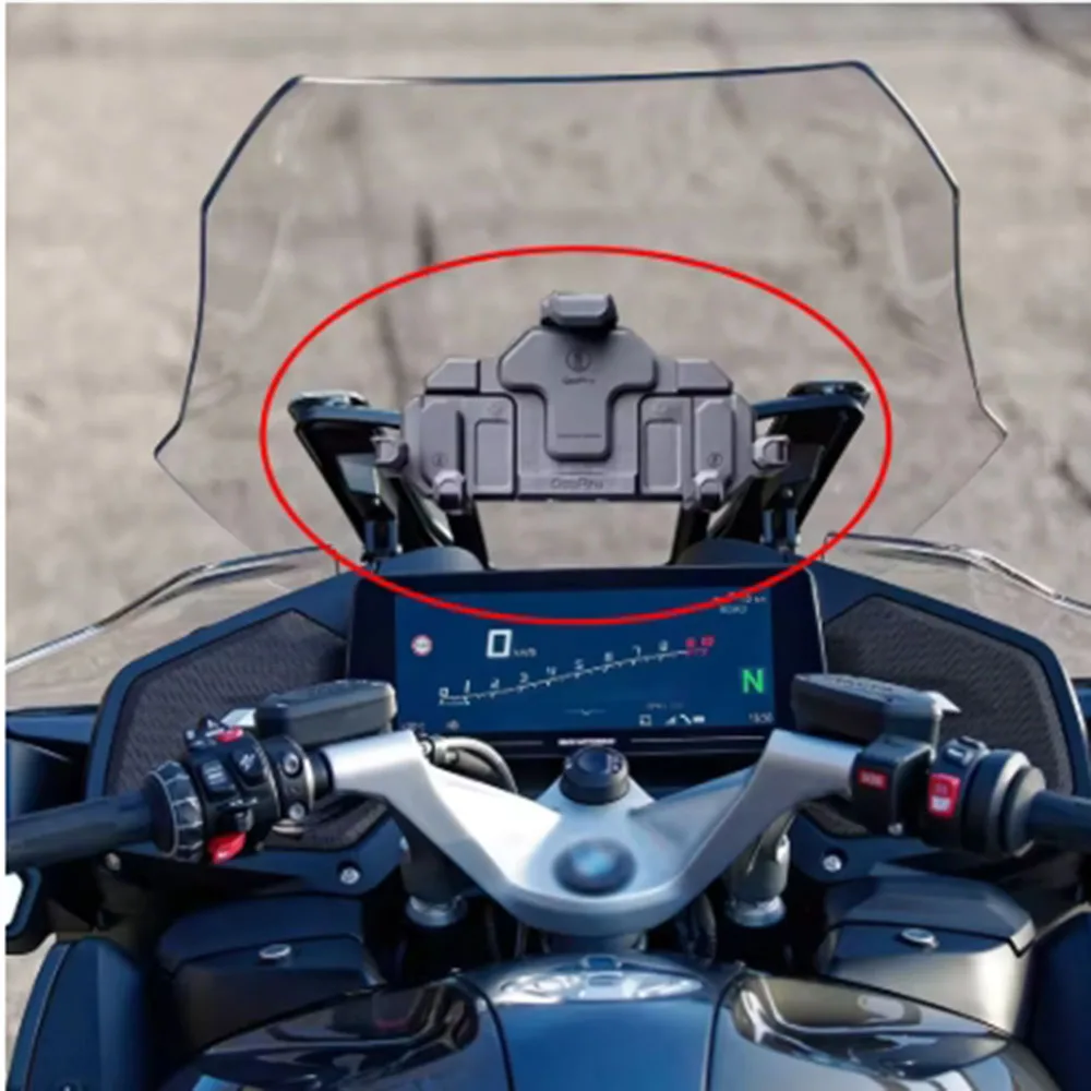 Black For BMW R1250RT R 1250 RT 2021 - 2023 2024 Navigation Bracket GPS Navigator Instrument Bracket Mobile Phone Adapt Holder