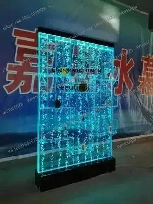 ss26 Large Bubble Screen Wine Cabinet Water Curtain Wall Hallway Background Decoration Living Room Flow Bath Curtain Decoration