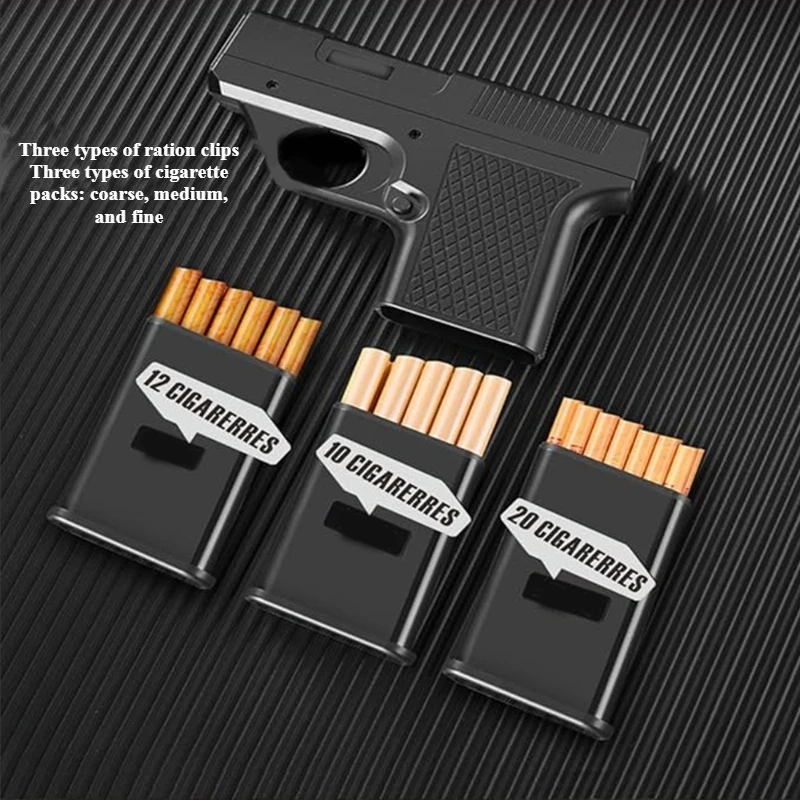 Cigarette Box Direct Spray Inflatable Lighter Multi functional Thick Medium Fine Three in One Cigarette Box New Christmas Gift