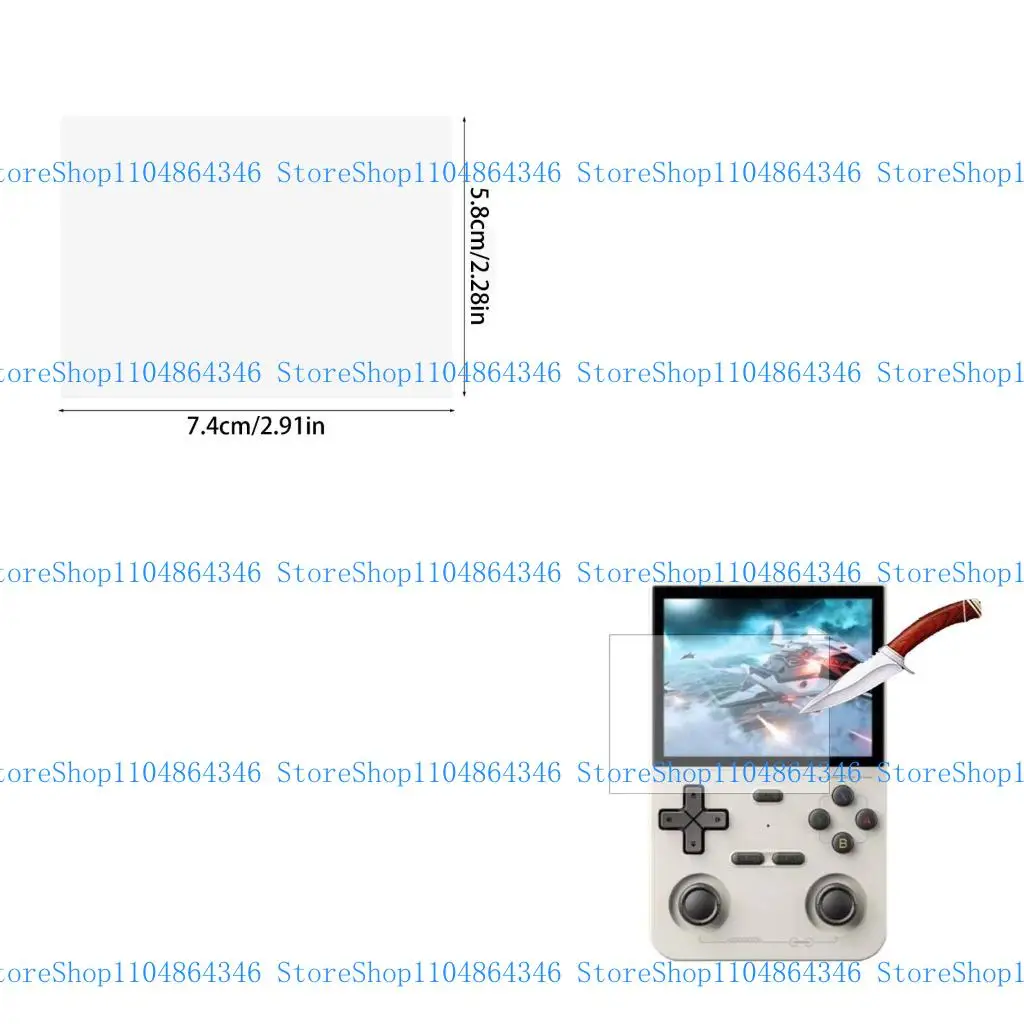 5asd Screen Film Tempered Glass Film Screen Protector for K36 Protective Film Shatterproof Gamepad Film Console Accessories