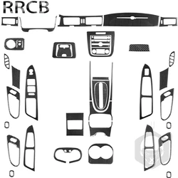 For Chevrolet Impala Interior Accessories 2006-2013 Real Carbon Fiber Car Central Control Shift Panel Speedometer Sticker Auto