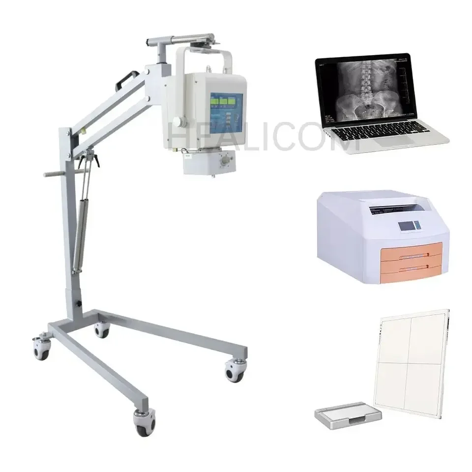 Hospital Mobile X-ray System Medical High Frequency X ray Machine for Veterinary and Human