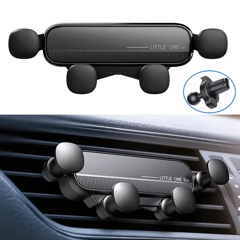 

Universal Car Phone Holder Gravity Smartphone Stand GPS Support Car Air Vent Clip Bracket Accessories For iPhone Xiaomi Huawei