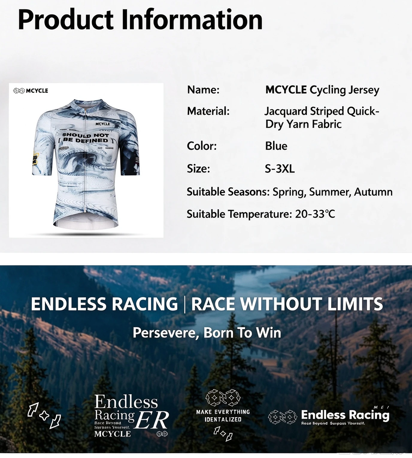 Mcycle Quick Dry Men's Cycling Jersey Short Sleeve Breathable Road Bike Top Lightweight Bicycle Wear for Men And Women