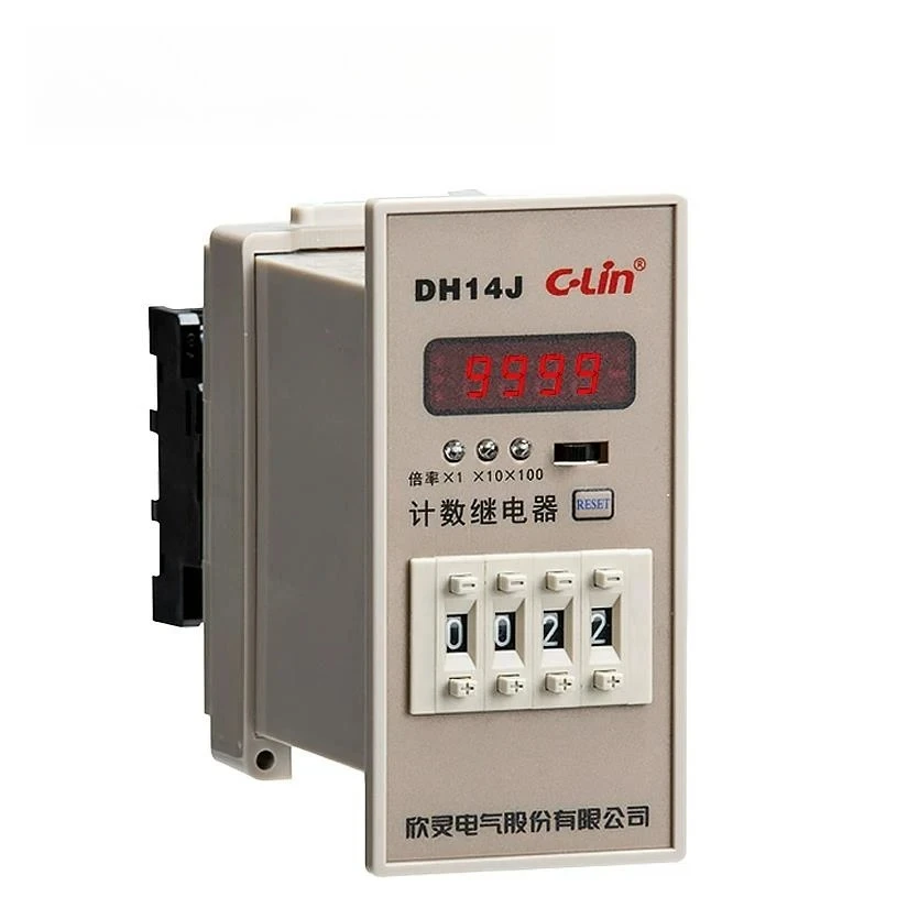 

Authentic Original C-Lin Power failure memory Digital Display Counter Relay JDM14 DH14J AC380V AC220V DC24V