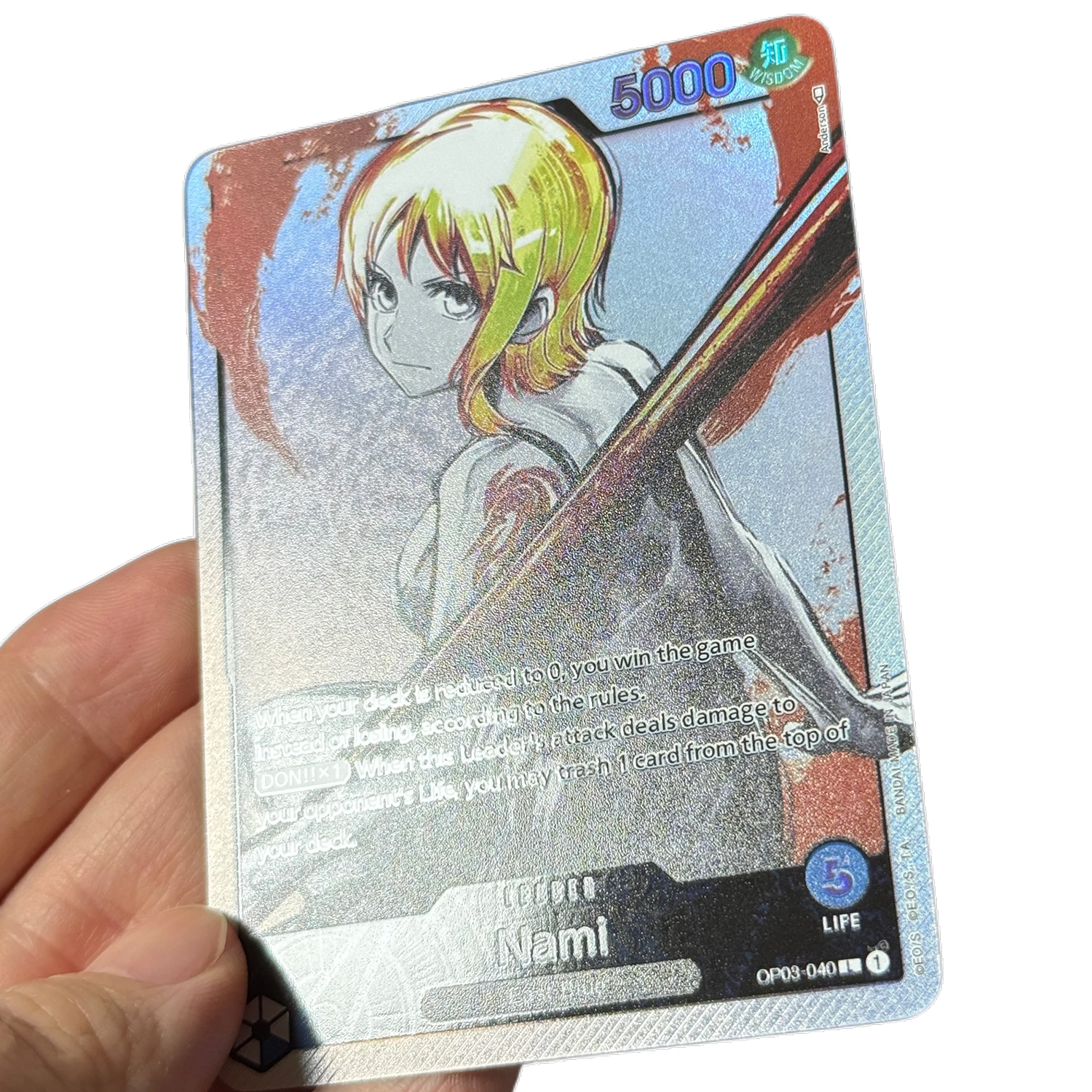 원피스 리더 단일 선택 트레이딩 카드 OPCG 보드 게임 카드 호일 프록시 Luffy/Law/Iceburg/Ace/Rebecca Anime Collection Card