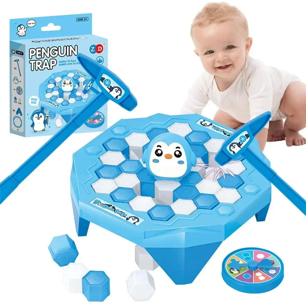 Children Toys Family Party Save the Penguin Ice Cube Breaker Trap Kids Adult Board Game Stress Relief Interesting Toy Best Game image 5