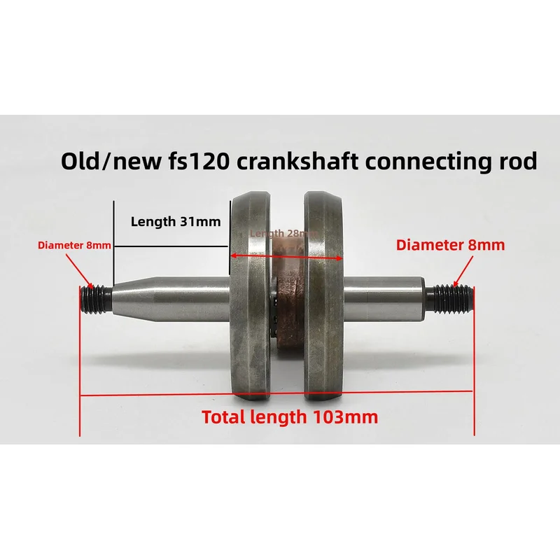 Crankshaft Connecting Rod Assembly For STIHL FS120 Old New Model Brush Cutter Grass Trimmer Garden Community Machinery Spare