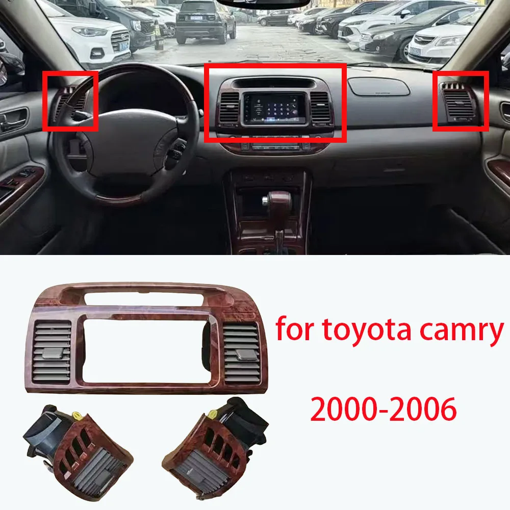 

Car Center Console Dashboard air Conditioner air Vent Replacement Assembly for toyota camry 2000 2001 2002 2003 2004 2005 2006