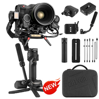 ZHIYUN Crane 4 Camera Stabilizer 3-axis Handheld Gimbal with 10W Fill Light & Sling Grip for DSLR Camera Portrait Shooting