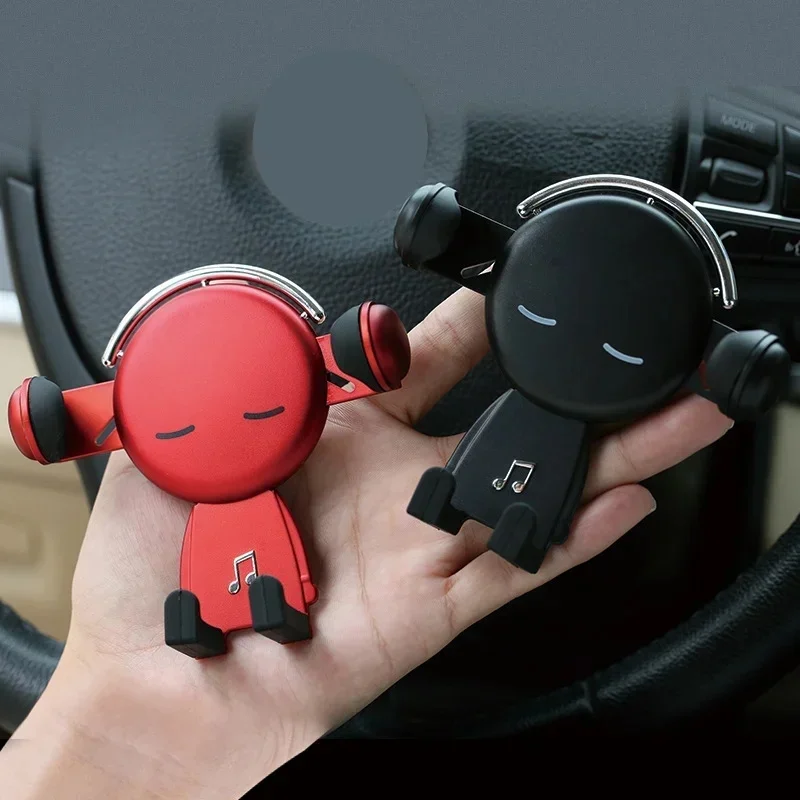 New Car Air Outlet Phone Holder Automatic Telescoping Clamp Mobile Universal Bracket For Car Mounted Brackets image 2