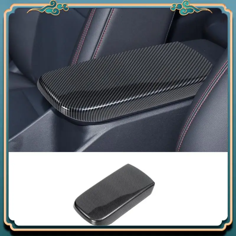 A54P-For Seeker Trax 2023 2024 وحدة التحكم المركزية مسند الذراع غطاء صندوق غطاء الكسوة استبدال أجزاء الملحقات ABS ألياف الكربون