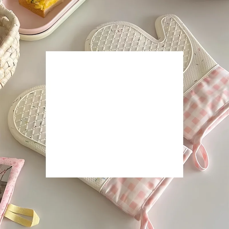 1 قطعة جديد لطيف سيليكون المطبخ واحد فرن قفاز قفازات العزل مقاومة للحرارة فرن الميكروويف قفاز الخبز أدوات المائدة في الهواء الطلق #1