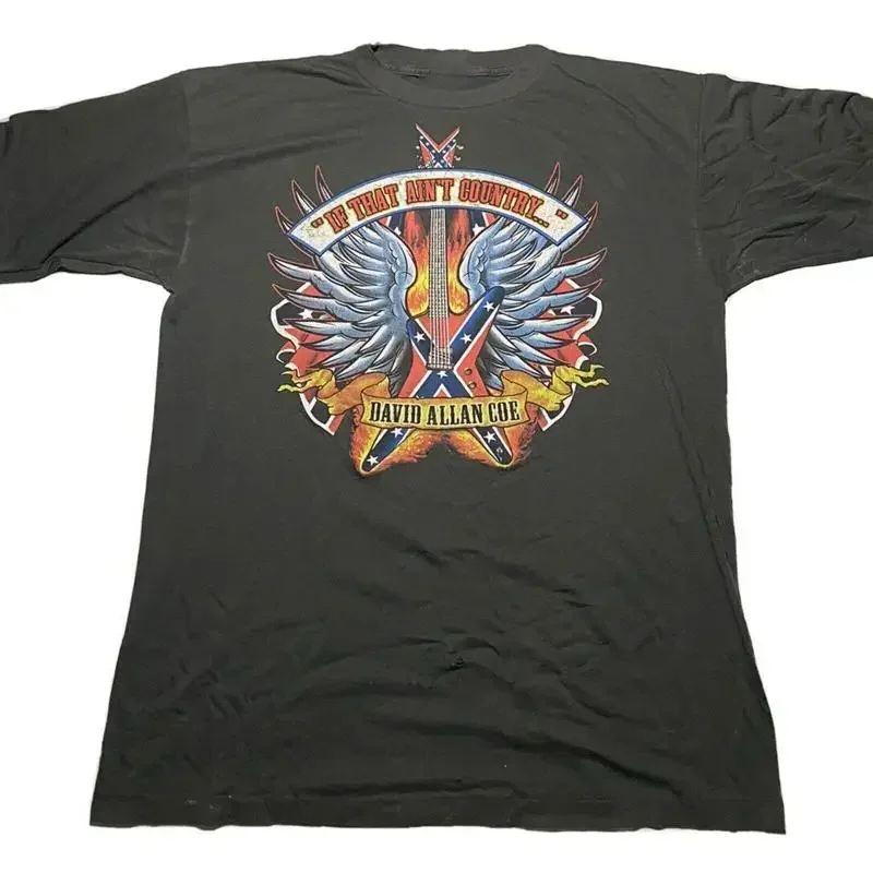 Rare David Allan Coe For Fans Adult Cotton T Shirt