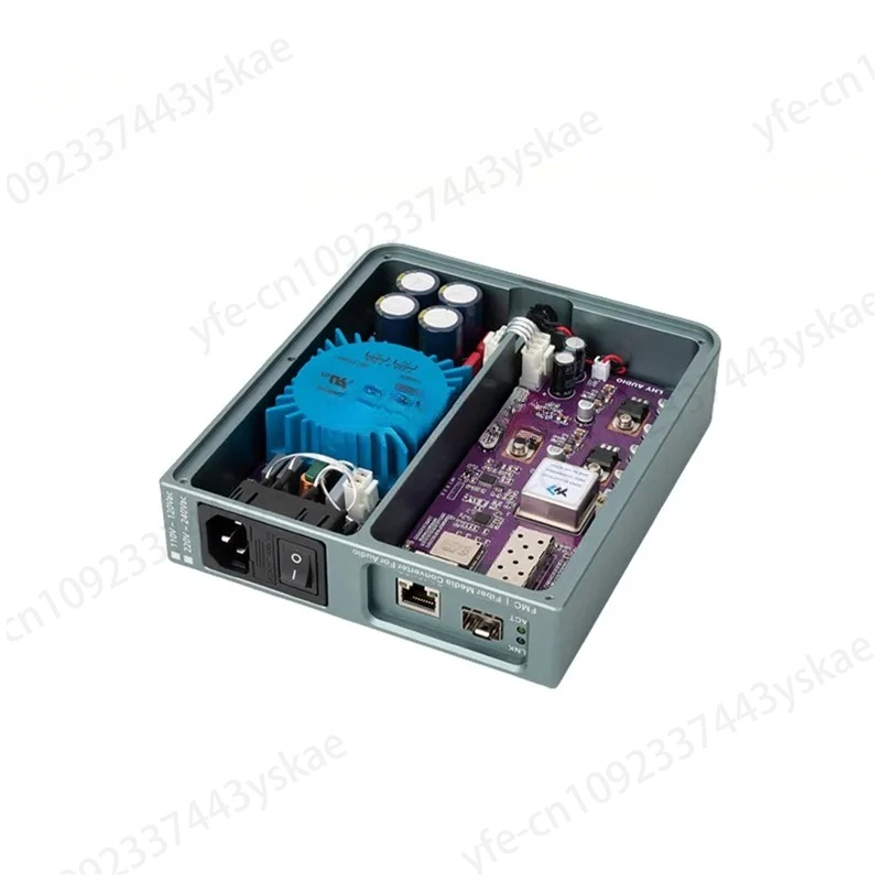 fiber optic transceiver constant temperature crystal oscillato FMC audio HIFI fever Ethernet network purifier