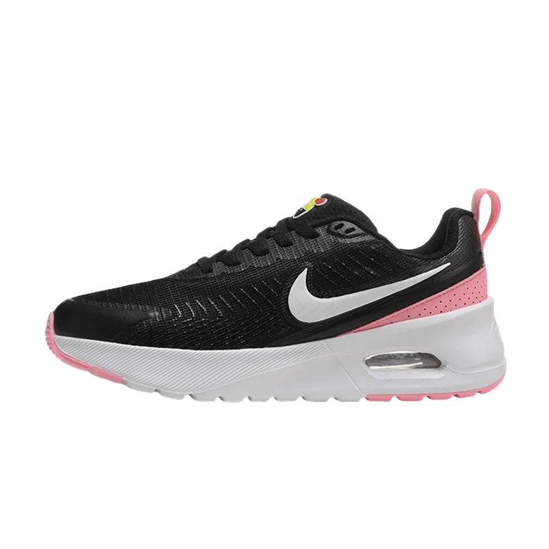 Nike Air Max Solo Men's and Women's Pink and White Pink Anti-slip Wear Comfortable Daily Low-top Retro Life Casual Shoes